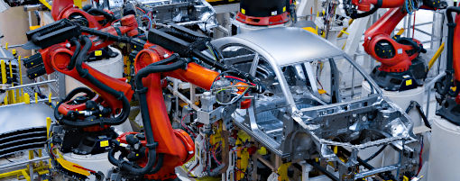 Robotic arm assembling car body