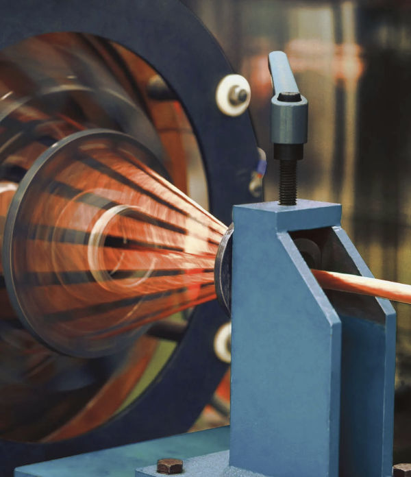 Some wires being twisted